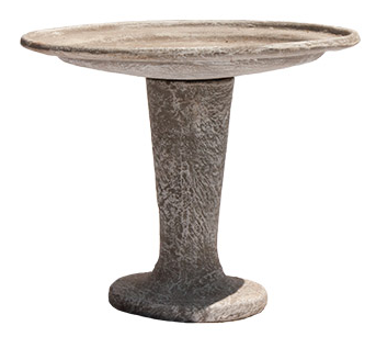 Culterra Lipped Complete Bird Bath