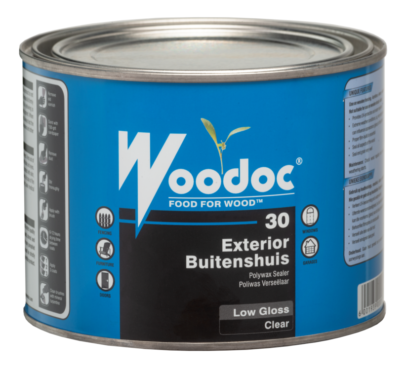 Woodoc 30 Clear Low Gloss Exterior Polywax Sealer