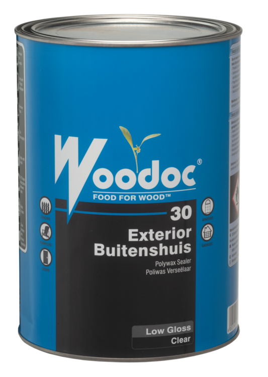 Woodoc 30 Clear Low Gloss Exterior Polywax Sealer