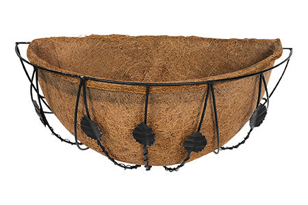 Culterra - Hanging Basket and Coir Liner Half Circle (30cm)
